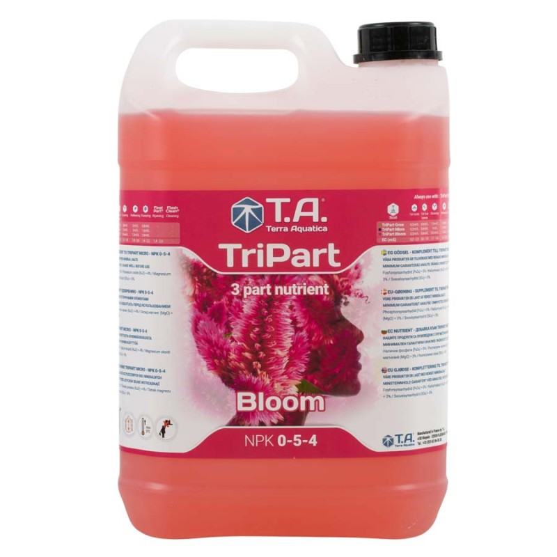 Lot de TriPart® Grow, Bloom et Micro eau douce 5 l