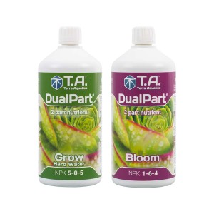 Lot de DualPart® Grow et Bloom eau dure 1 L