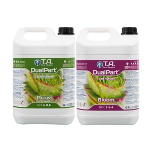 Lot de DualPart® Grow et Bloom eau dure 5 L