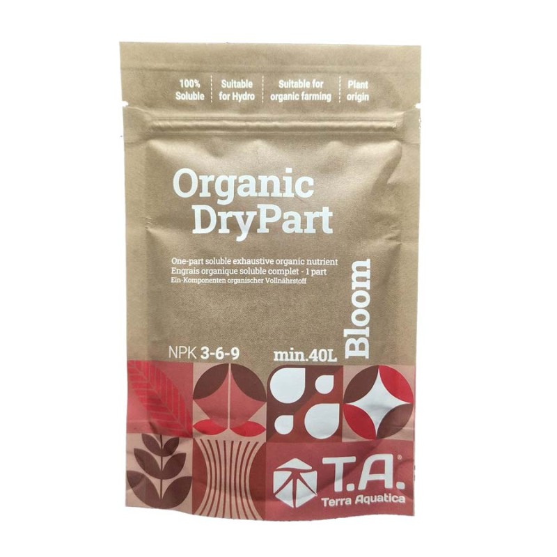 Lot de Organic DryPart® Grow 100g et Bloom 100g