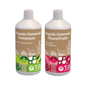 Lot de Engrais Universel Croissance, Fleurs et Fruits 1 L