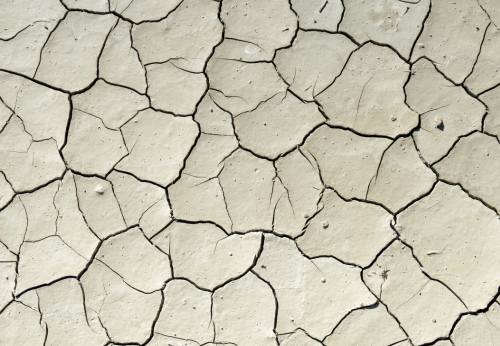 terre argileuse sèche